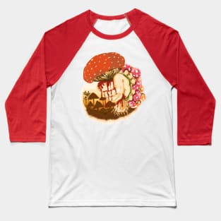 Crushed mushroom in bloodshed Baseball T-Shirt